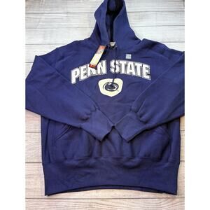 Big Ball Sports ‎Vintage Penn State Hoodie Blue Drawstring Size Large